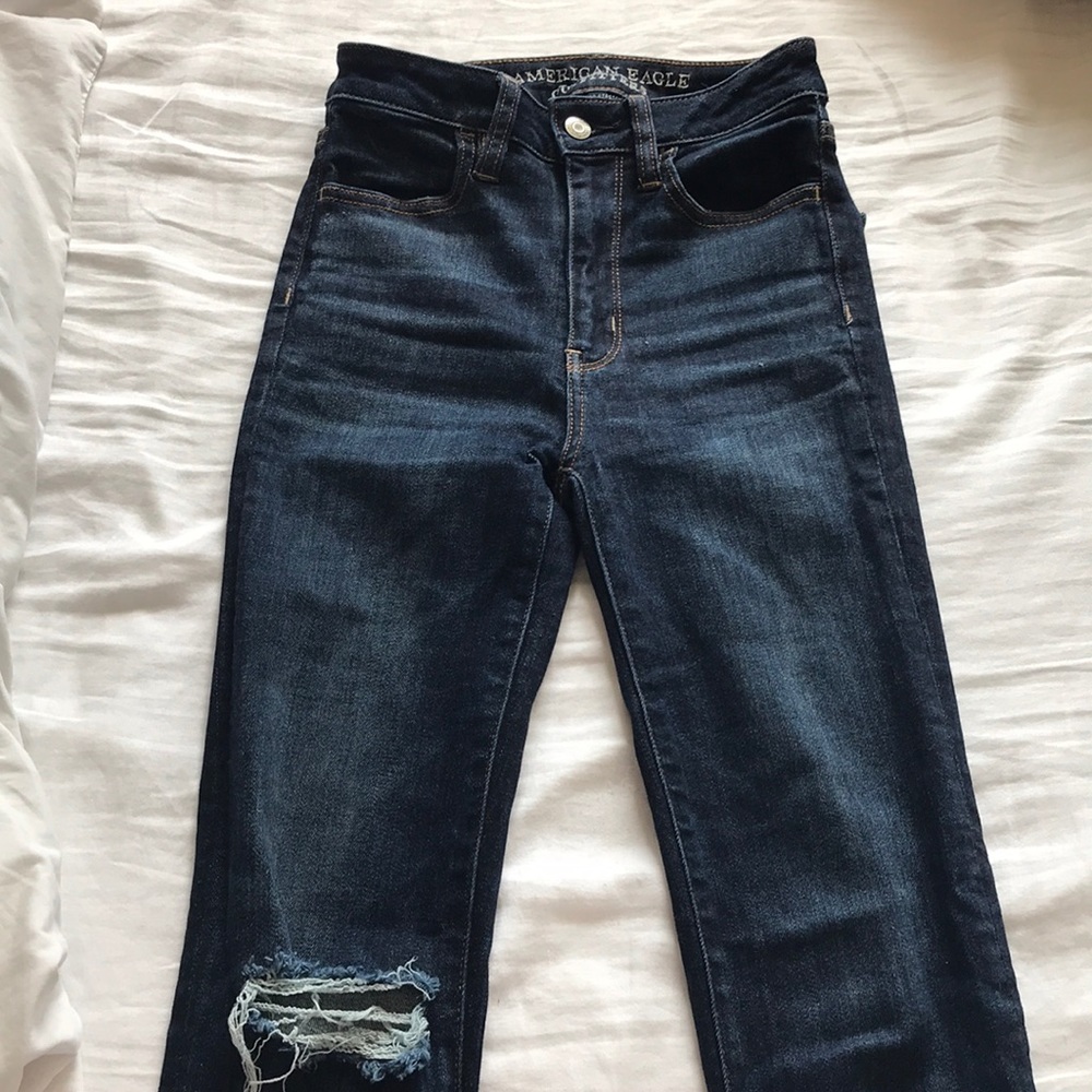 American eagle High rise super super stretch jeans